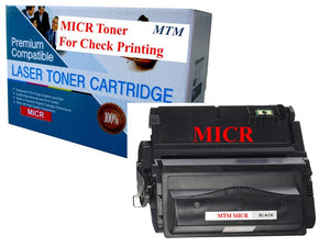 HP 42A Q5942A MICR Toner Cartridge for Check Printing.  4200 4240 4250 4250TN 4250N 4250DTN 4300 4350 4345MFP 4350N 4350TN 4350DTN 10K