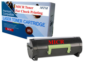 Lexmark 58D1000 MICR Toner Cartridge for Check Printing. For MS725, MS821, MS822, MS823, MS824, MS825, MS826, MX721, MX722, MX725, MX822, MX824, MX826 Laser Printer. 8,000 Yield