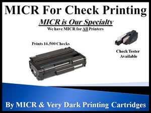 Compatible Ricoh MICR Aficio SP5200 SP5210 406683 MC406683 25k yield MICR Toner for Check Printing