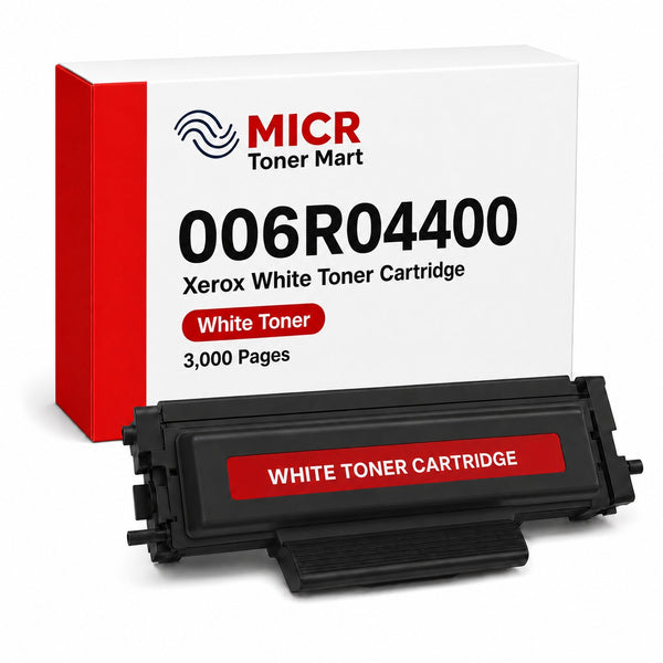 Xerox 006R04400 White Toner Cartridge for Garment & Transfer Printing | B225 B230 B235 | Solid White Transfers