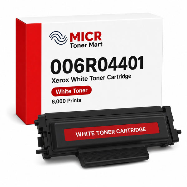 Xerox 006R04401 White Toner Cartridge for Garment & Transfer Printing | B225 B230 B235 | Solid White Transfers