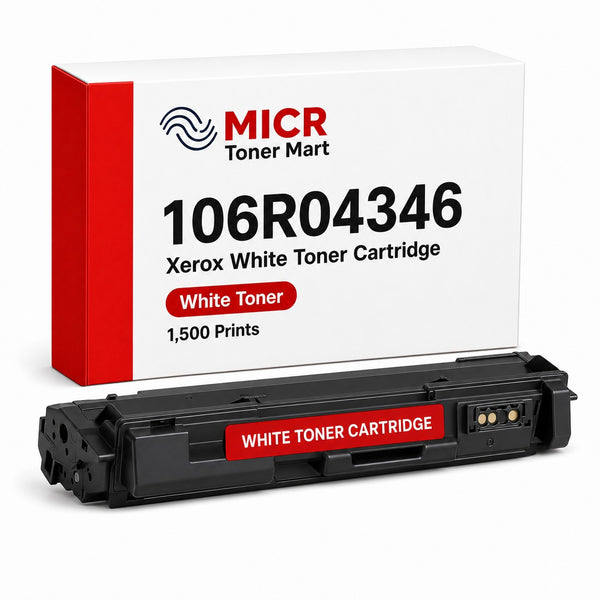 Xerox 106R04346 White Toner Cartridge for Garment & Transfer Printing | B205 B210 B215 | Solid White Transfers