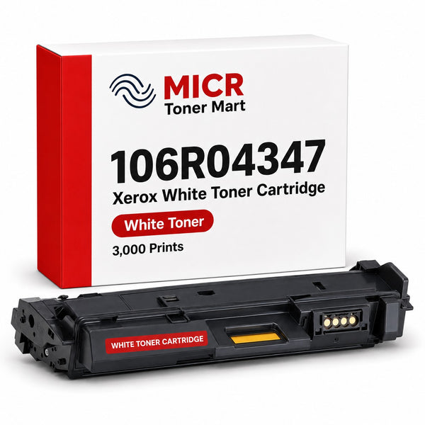 Xerox 106R04347 White Toner Cartridge for Garment & Transfer Printing | B205 B210 B215 | Solid White Transfers