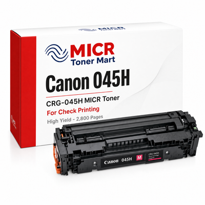 Canon 045H CRG-045H MICR Toner Cartridge for Check Printing | High Yield 2,800 Pages | imageCLASS MF634Cdw MF632Cdw MF633Cdw LBP612Cdw LBP611Cn