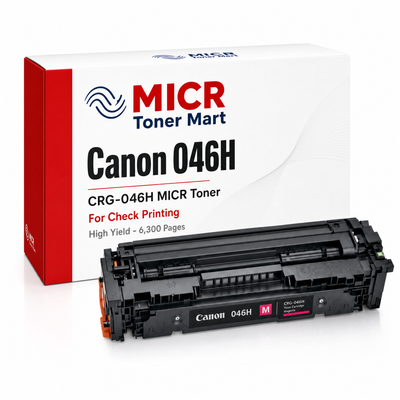 Canon 046H CRG-046H MICR Toner Cartridge for Check Printing | High Yield 6,300 Pages | imageCLASS MF731Cdw MF733Cdw MF735Cdw LBP654Cdw LBP653Cdw
