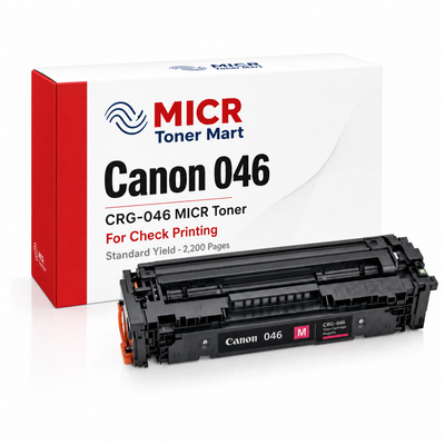 Canon 046 CRG-046 MICR Toner Cartridge for Check Printing | Standard Yield 2,200 Pages | imageCLASS MF731Cdw MF733Cdw MF735Cdw LBP654Cdw LBP653Cdw