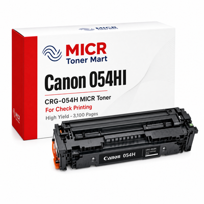 Canon 054H CRG-054H MICR Toner Cartridge for Check Printing | High Yield 3,100 Pages | imageCLASS MF645Cx MF644Cdw MF642Cdw LBP623Cdw LBP621Cw
