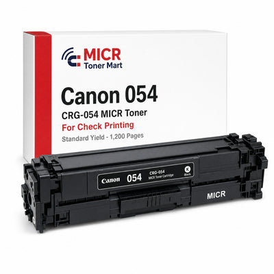 Canon 054 CRG-054 MICR Toner Cartridge for Check Printing | Standard Yield 1,200 Pages | imageCLASS MF645Cx MF644Cdw MF642Cdw LBP623Cdw