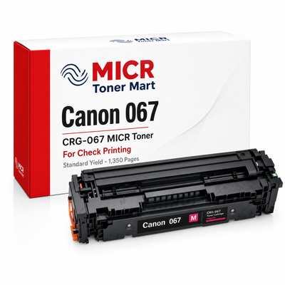 Canon 067 CRG-067 MICR Toner Cartridge for Check Printing | Standard Yield 1,350 Pages | imageCLASS MF651Cw MF653Cdw MF654Cdw MF656Cdw LBP631Cw LBP632Cdw LBP633Cdw