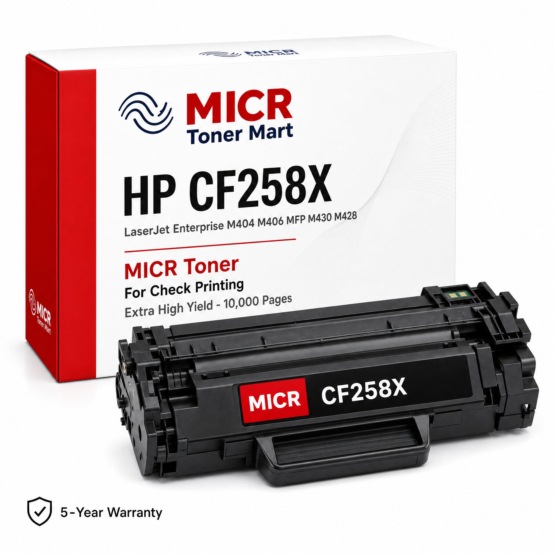 HP 58X CF258X MICR Toner for Check Printing | M404 M428