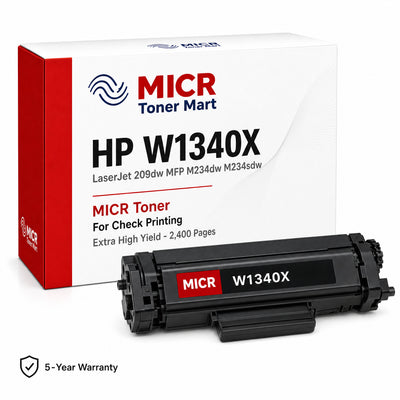 HP 134X W1340X MICR Toner Cartridge for Check Printing | Extra High Yield 2,400 Pages | LaserJet 209dw MFP M234dw M234sdw