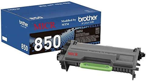 Brother TN-850 TN850 New Genuine OEM Converted MICR Toner Cartridge for Check Printing. HL-L6200DW MFC-L5850DW MFC-L5700DW HL-L5200DW MFC-L5900DW Super High Yield 8K