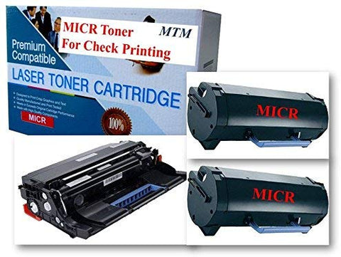 MICR TONER MART Compatible Dell MICR Toners & Drum for B2360d B2360dn B3460dn B3465dn MICR Toner Cartridge 17,000 Prints.