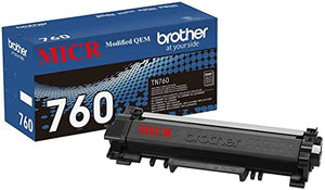 MICR TONER MART New OEM Brother TN-760 TN760 TN-730 TN730 Converted from Genuine New OEM 3K Brother Toner Cartridge for Check Printing