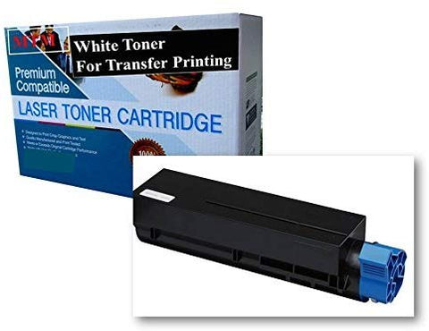 Okidata White Laser Toner B401 B401DN MB441 MB451 MB451W 44992405 White Toner Cartridge for T-Shirt Transfer Printing