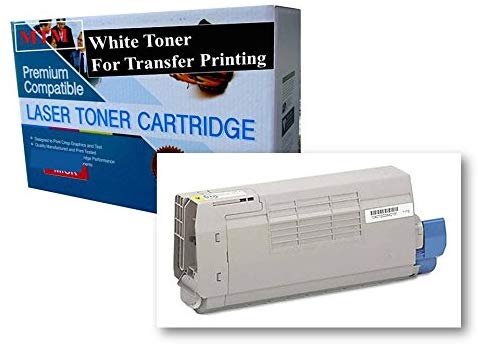 Okidata White Laser Toner C710 C710N C710DN C710DTN 11K Compatible White Toner Cartridge for T-Shirt Transfer Printing